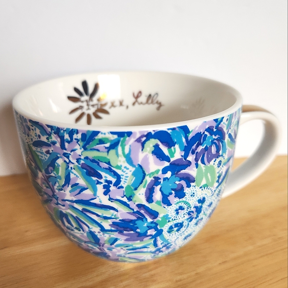Lilly Pulitzer High Manetenance 12 Ounce Ceramic Coffee Mug Tea Cup - Picture 4 of 13